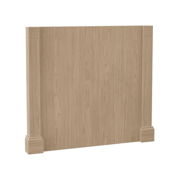 Hampton Bay Sinclair 3 in. W x 34.5 in. H x 37.5 in. D Decorative Island Panel Kit in Shaker Light Oak