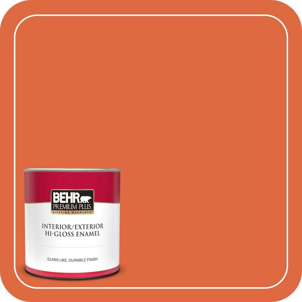 1 qt. #P200-7 Bonfire Night Hi-Gloss Enamel Interior/Exterior Paint & Primer price history on PriceWatchPro
