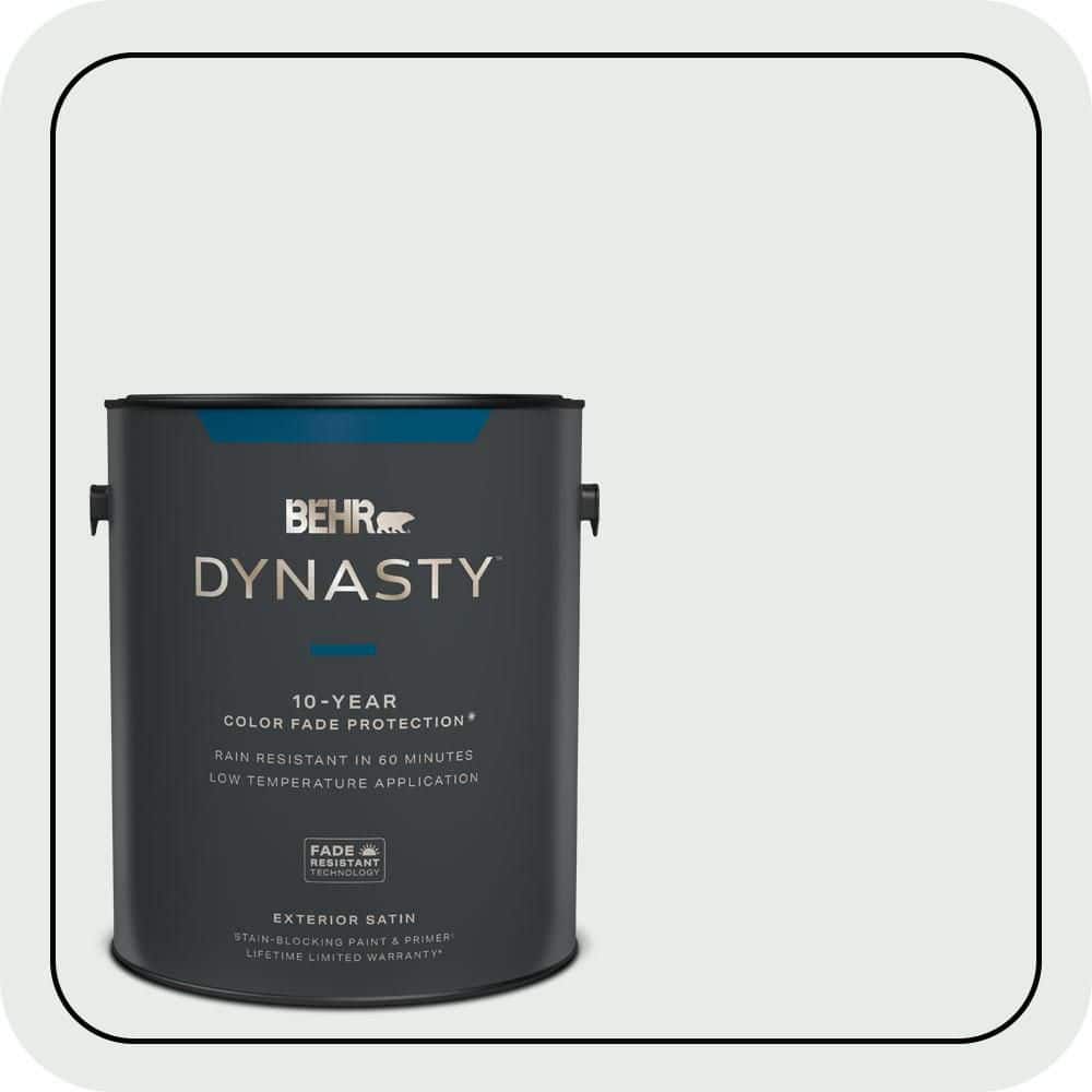 1 gal. #BL-W05 Dusting Powder Satin Enamel Exterior Stain-Blocking Paint & Primer price history on PriceWatchPro