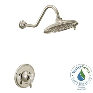 Weymouth Single-Handle Posi-Temp Eco-Performance Shower Trim Kit in Nickel (Valve Not Included)