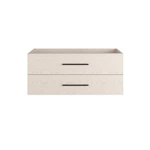 Napa 48 in. W x 22 in. D x 21 in. H Single Sink Bath Vanity Cabinet without Top in Natural Oak, Wall Mounted