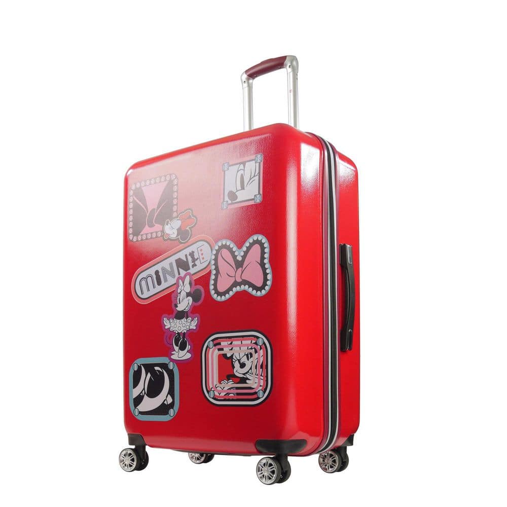 Ful Disney Textured Minnie Mouse 29 in. Hard Sided Rolling Luggage, Rose  Gold FCFL0062-661 - The Home Depot