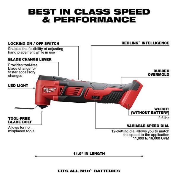 Milwaukee m18 multi tool discount