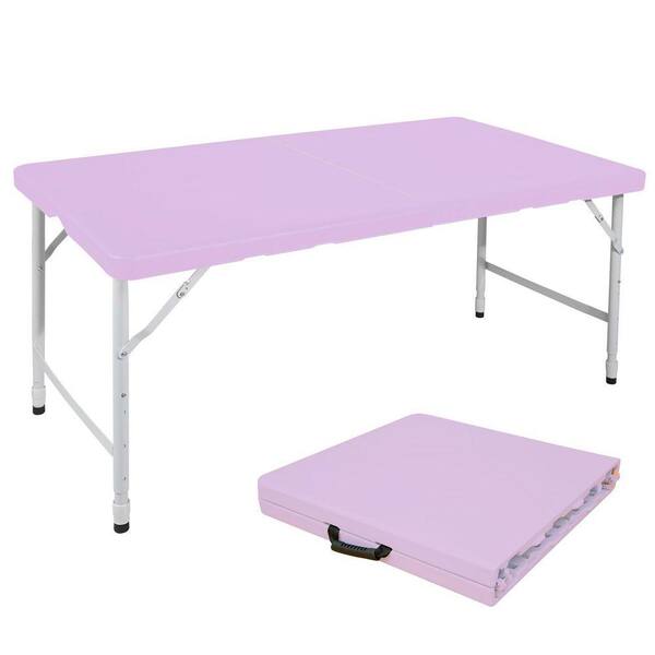 Lifetime 72 in. Black Plastic Stackable Folding Banquet Table