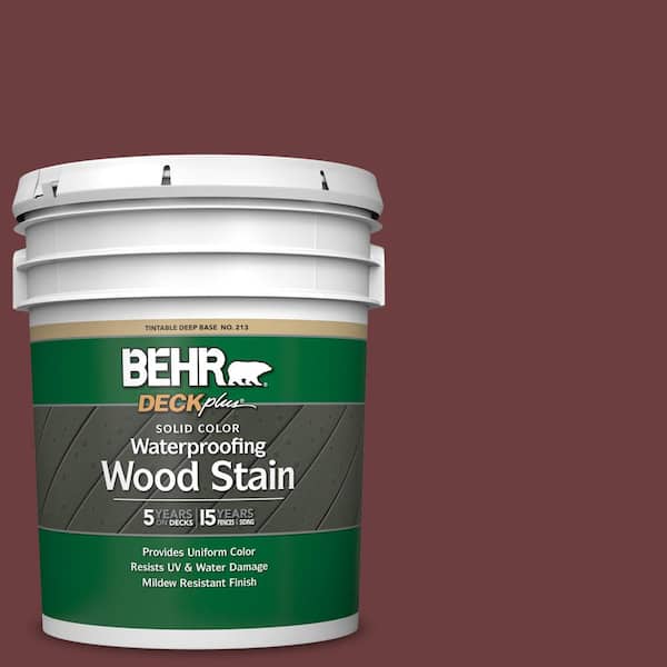 5 gal. #S-G-720 Fireside Solid Color Waterproofing Exterior Wood Stain