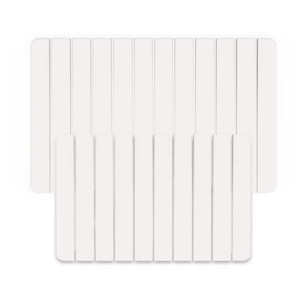 Diatomite Quick-Dry Stone Water-Absorbing Natural White Bath Mat Set Large and Medium