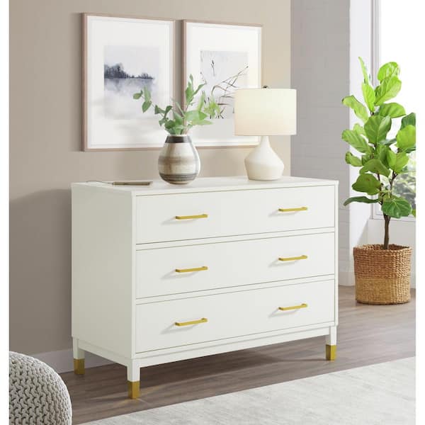 Picket House Furnishings Picket House Furnishings Dani Chest with Power Port in White