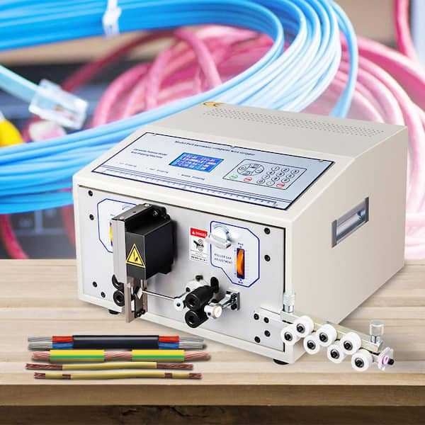 0.1 to 4.5sq. mm Computer Wire Cutting Stripping Peeling Machine Automatic Wire Cutter Stripper 1-9999 mm Cutting Length
