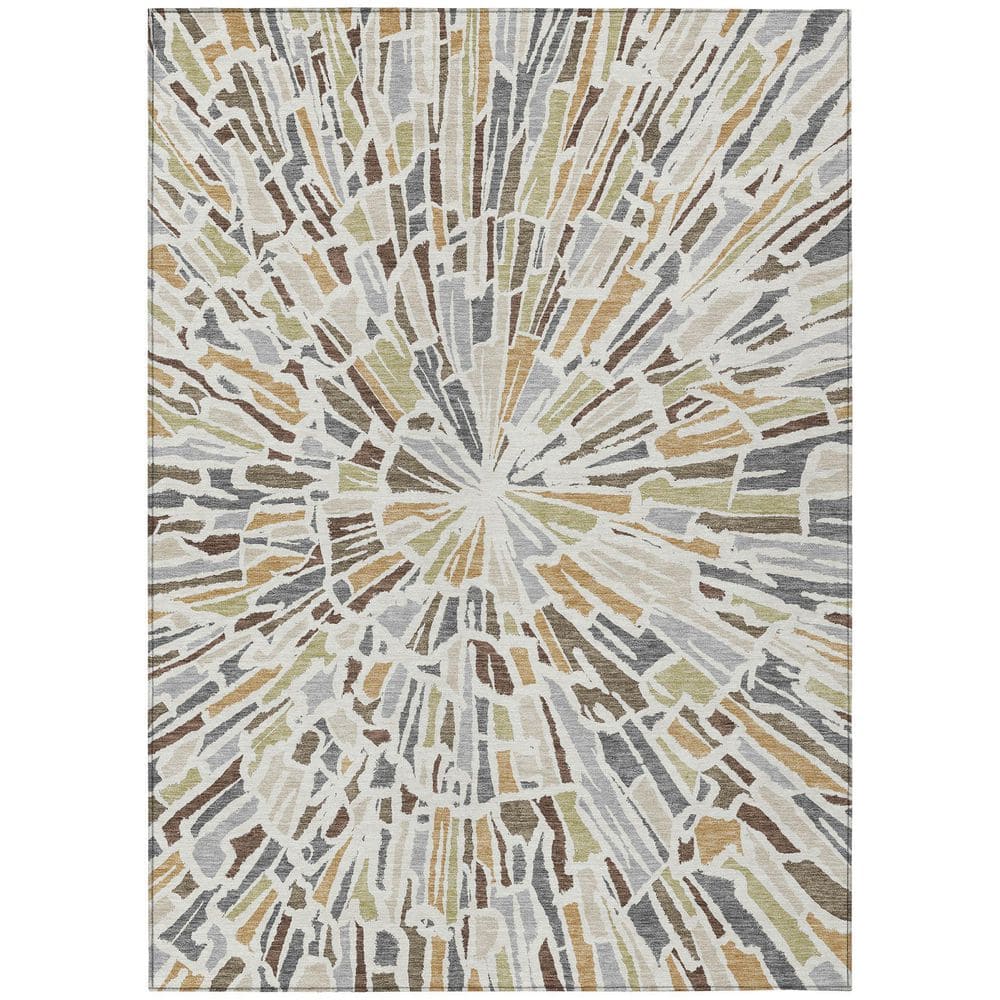 Chantille Machine Washable Indoor/Outdoor Abstract ACN2514 Ivory 9 ft. x 12 ft. Area Rug price history on PriceWatchPro