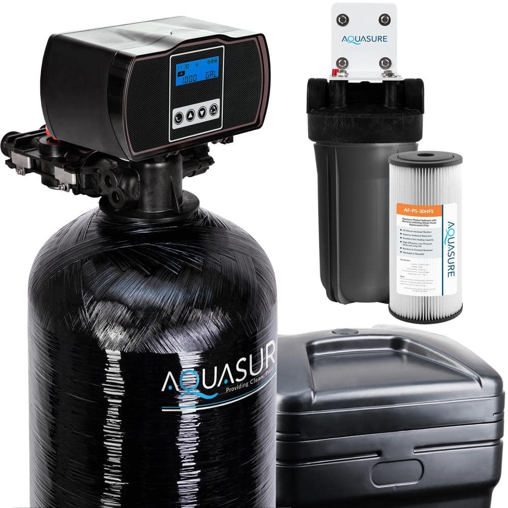Harmony 48,000 Grain Fine Mesh Water Softener with Pleated Sediment Pre-Fil