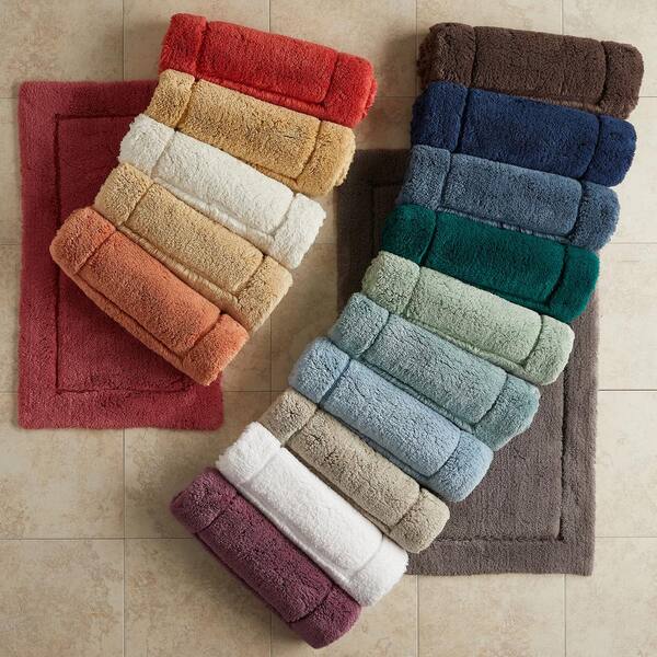 The Company Store Green Earth Quick Dry Linen Solid Cotton Tub Mat