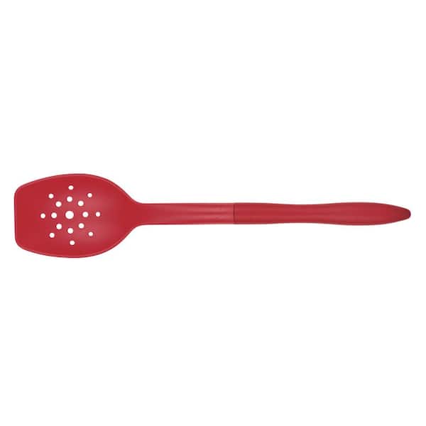 Set of 3 Rachael Ray Lazy Spoon, Ladle & Slotted Spoon, Red