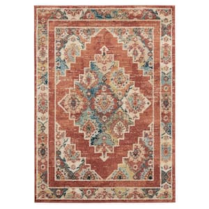 Marrakesh Dame Brick 1 ft. 10 in. x 3 ft. Accent Rug