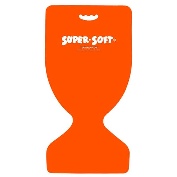 TRC Recreation Super Soft Deluxe Foam Floating Saddle Seat Chair, Sunset Orange