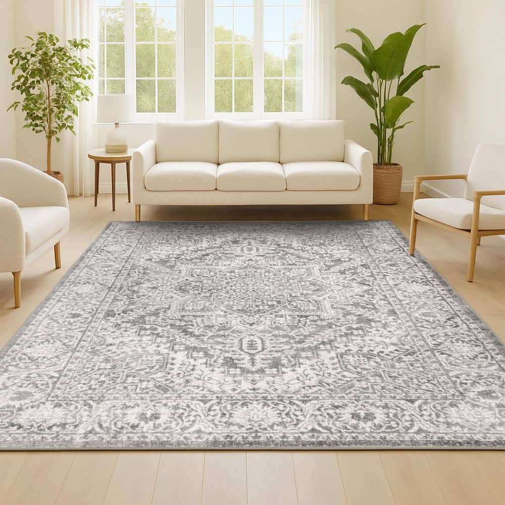 Jonathan Y Modern Persian Vintage Moroccan Medallion Gray • Price