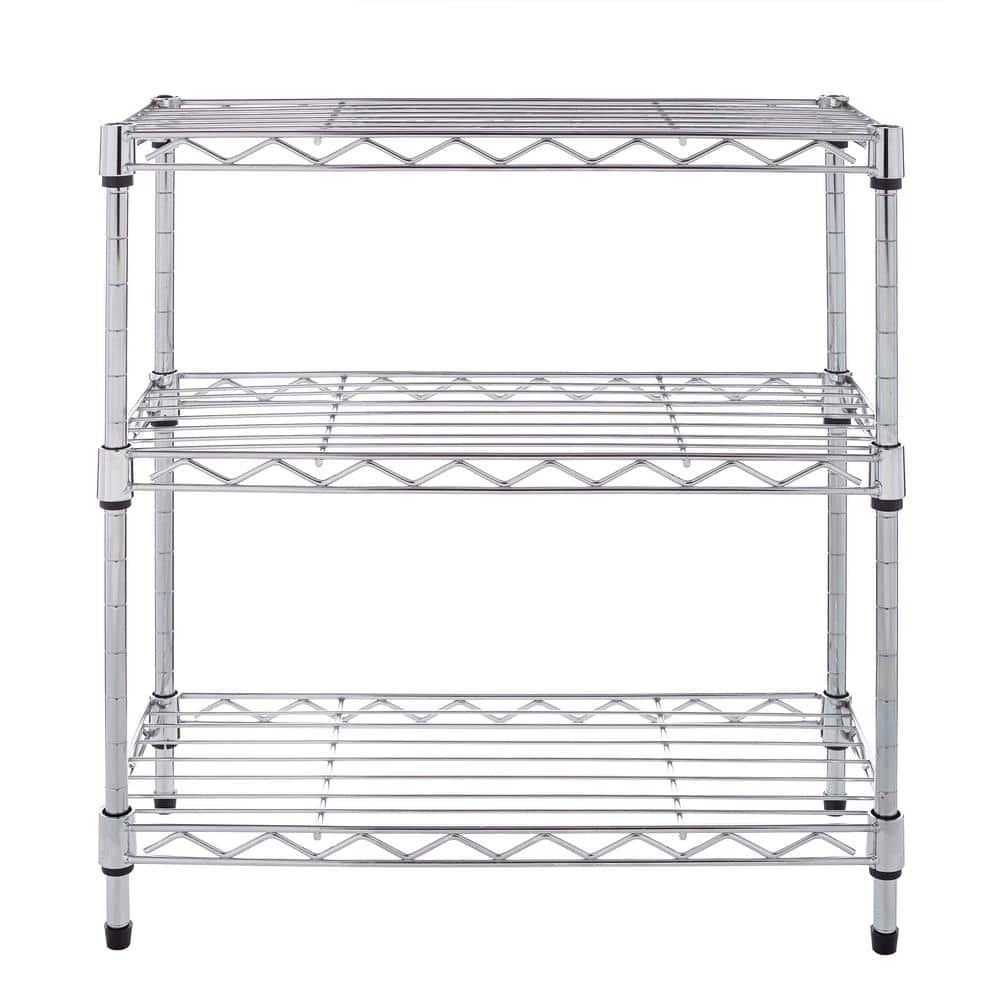 UltraZinc Compact 3-Tier Mini Steel Wire Organizer for Countertop and Cabinet