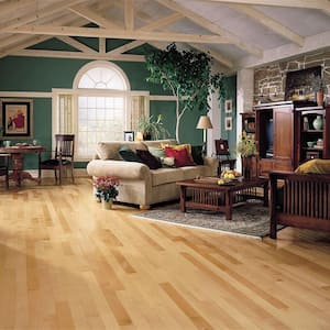 Prestige Natural Maple 3/4 in. T x 3-1/4 in. W Smooth Solid Hardwood Flooring (22 sq.ft./ctn)