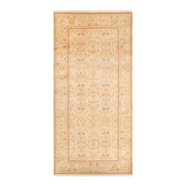 Solo Rugs Mogul One-of-a-Kind Traditional Ivory 5 ft. x 10 ft. 6 in. Oriental Area Rug