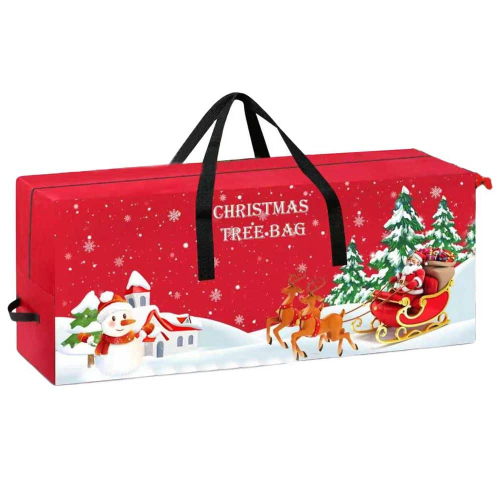 Red Waterproof 600D Oxford Artificial Tree Storage Bag with Reinforced Handles for Trees Up to 7.5 ft. Tall, 1 Piece price history on PriceWatchPro