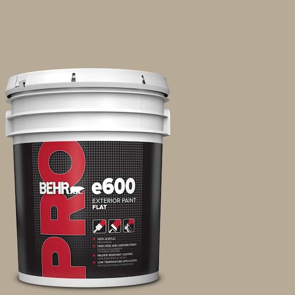 BEHR PRO 5 gal. #MQ2-20 Safari Chic Exterior Flat Paint