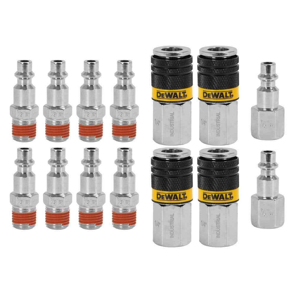 1/4 in. NPT Industrial Couplers and Plugs, Includes: 4-Female Couplers, 8-Male Plugs, and 2-Female Plugs price history on PriceWatchPro