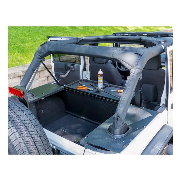 Aries Black Aluminum Security Cargo Lid, Select Jeep JK Unlimited 2070465 -  The Home Depot