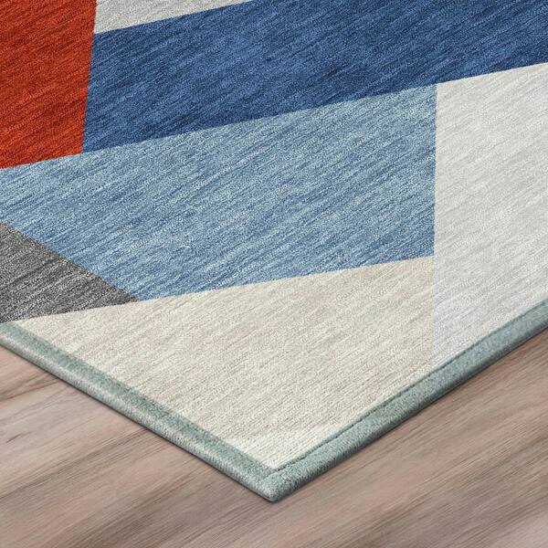 Chantille Machine Washable Indoor/Outdoor Abstract ACN2893 Red 10 ft. x 14 ft. Area Rug