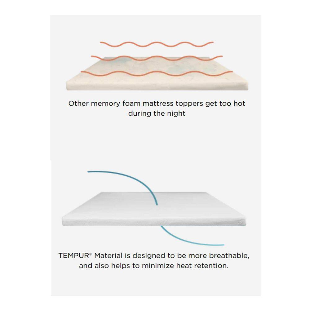 Twin 3-Inch Cooling Memory Foam Mattress Topper
