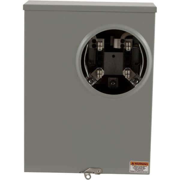 Square D 200 Amp Ringless-Horn Bypass Underground Meter Socket-1008941 ...