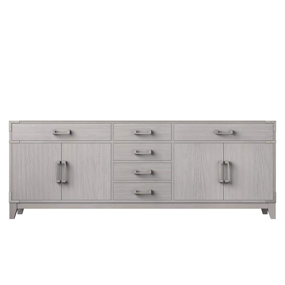 Fossa 84 in. Bath Vanity Cabinet without Top in White Oak Assembled price history on PriceWatchPro