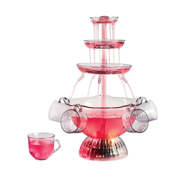 Nostalgia 3-Tier 1.5 Gal Vintage Collection Lighted Party Fountain in ...