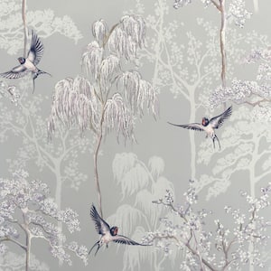 Arthouse Brushed Strokes Grey Textured Vinyl Wallpaper 904405 - The Home  Depot