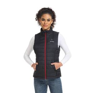 Women's Black 7.2-Volt Lithium-Ion Lightweight Heated Vest with One 5.2Ah Battery and Charger