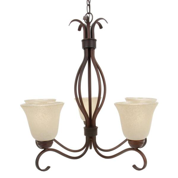 Maxim Lighting Basix 5-Light Oil Rubbed Bronze Chandelier