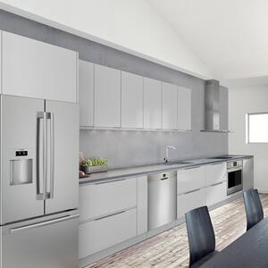 100 Series 24 in. Front Control Built-In Anti-Fingerprint Stainless Steel Dishwasher w/ Hybrid Stainless Steel Tall Tub