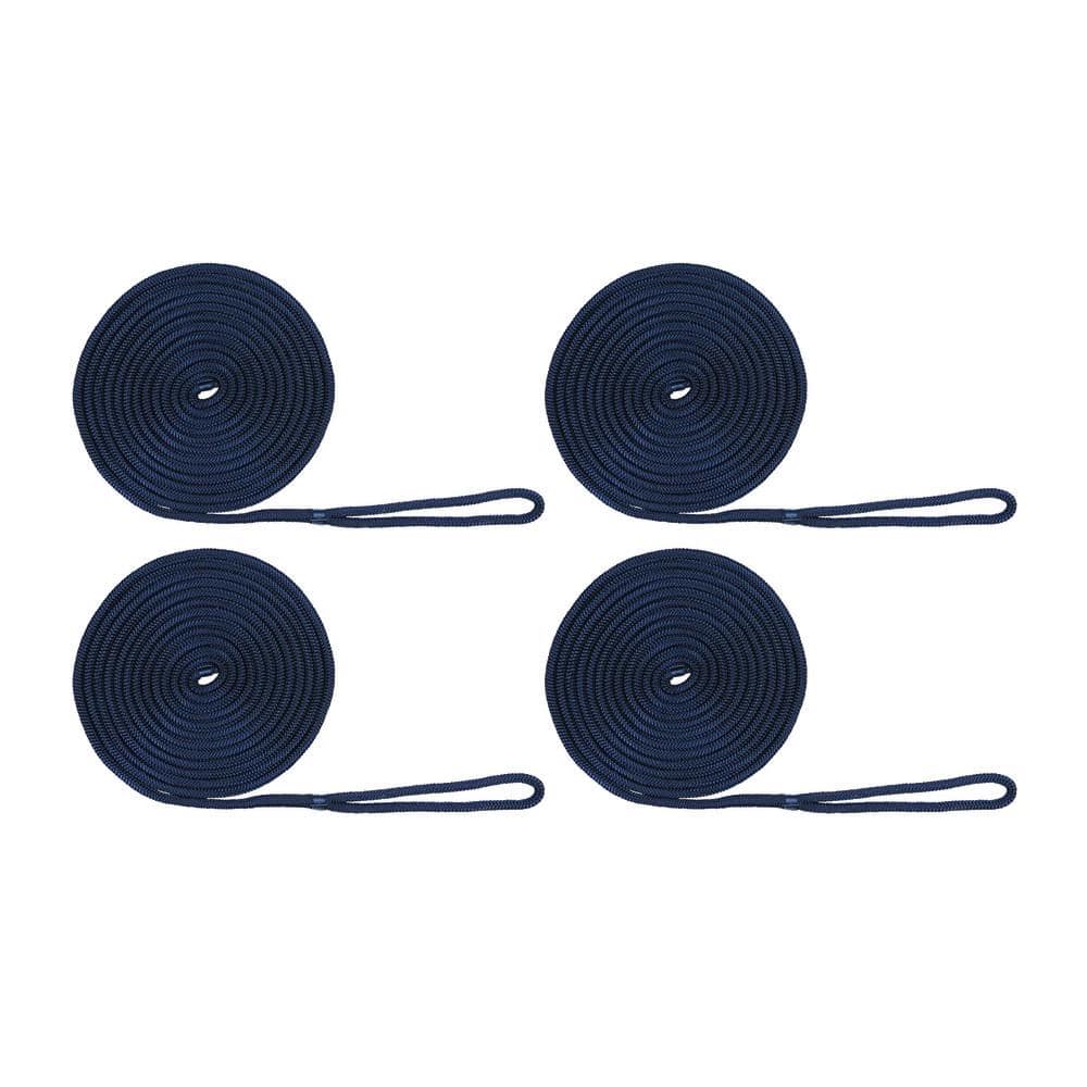 Extreme Max 3006.2352 BoatTector 4’ Bungee Dock Line – Value 2-Pack 4’-5.5’ 