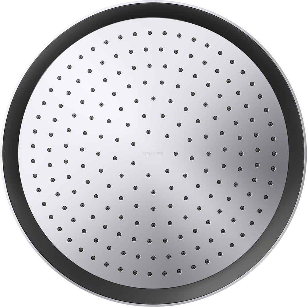 Polished Chrome 14" Round Rain Shower Head with Adjustable Water Flow