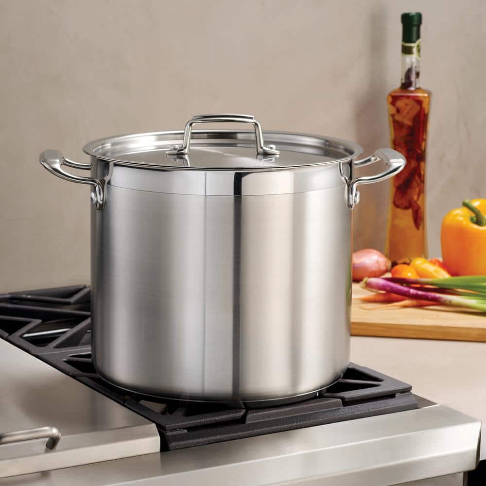Tramontina 12-Quart Stainless Steel Stock Pot with Lid