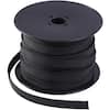 100 ft. - 1/4 in. PET Braided Expandable Cable Sleeve in Black