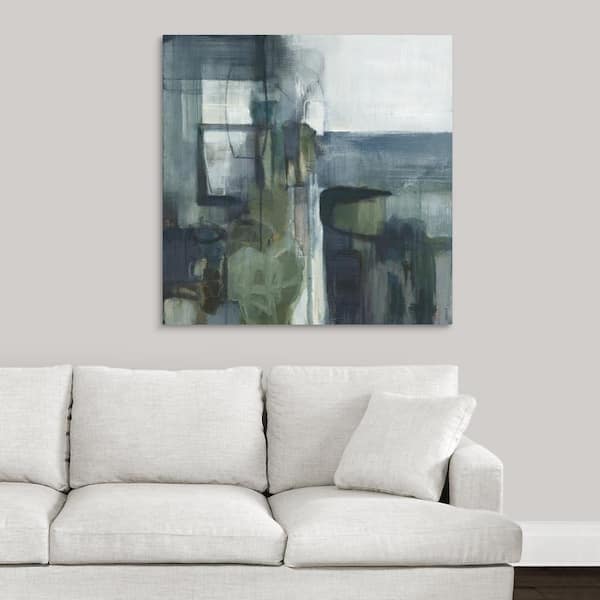 GreatBigCanvas "Blue Geometry" by Terri Burris Canvas Wall Art