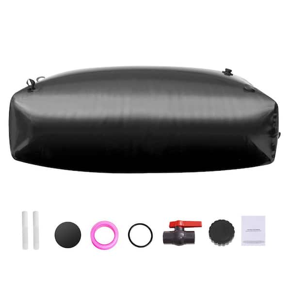 SKYSHALO 1000L/264 gal. Water Storage Bladder, RV Water Tank, 1000D PVC Collapsible Water Storage Containers