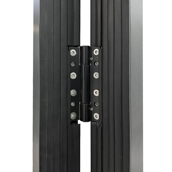 Doorzoです。 TEZA DOORS Teza 88 Series 144 in. x 80 in. Matte Black Right to