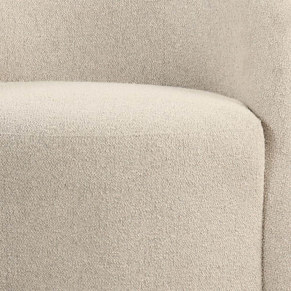 Khaki Velvet Barrel Swivel Accent Chair with Wood Frame