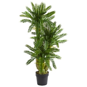 Indoor Triple Potted Cycas Artificial Plant