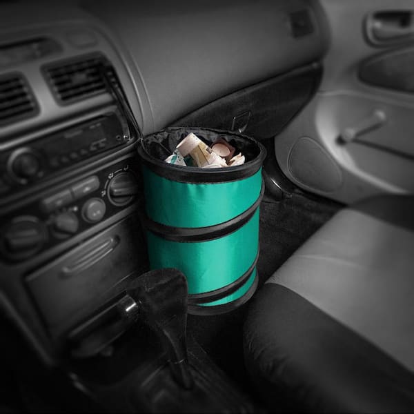FH Group E-Z Travel 6.3 in. x 8.3 in. Small Collapsible Waterproof Trash Can