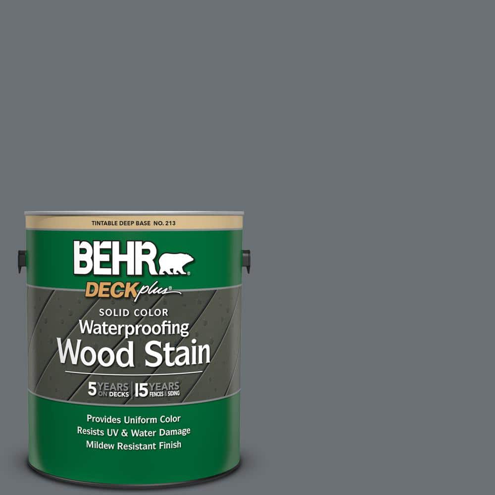 1 gal. #PPU18-03 Antique Tin Solid Color Waterproofing Exterior Wood Stain