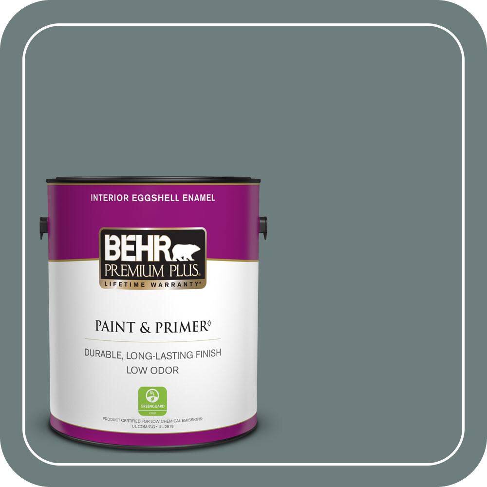 1 gal. #N440-5 Coney Island Eggshell Enamel Low Odor Interior Paint & Primer price history on PriceWatchPro
