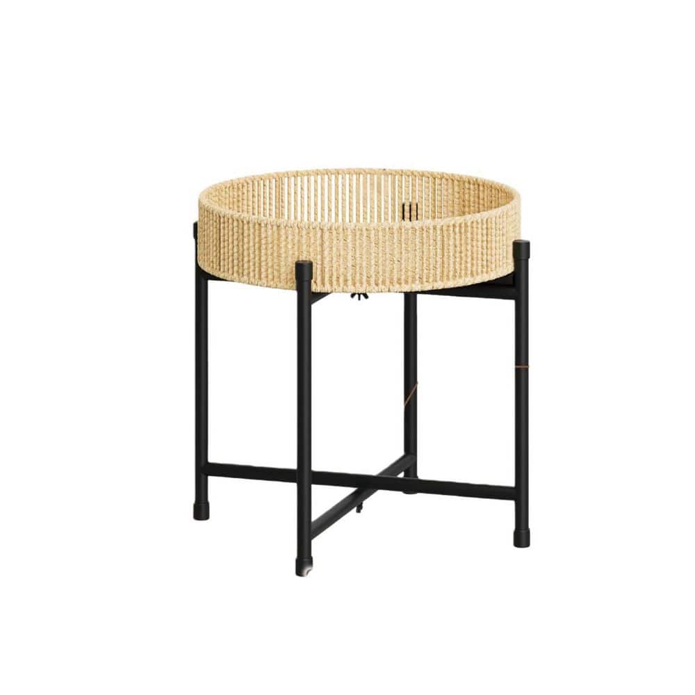 (13.7 in. W x 13.9 in. H) Rattan Plant Stand, Indoor, Boho Plant Table, for Plants, Single Plant Stool, Plant Holder price history on PriceWatchPro