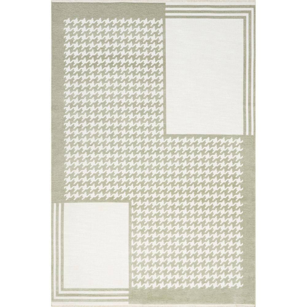 Iyla Geometric Reversible Green 5 ft. x 8 ft. Modern Area Rug price history on PriceWatchPro