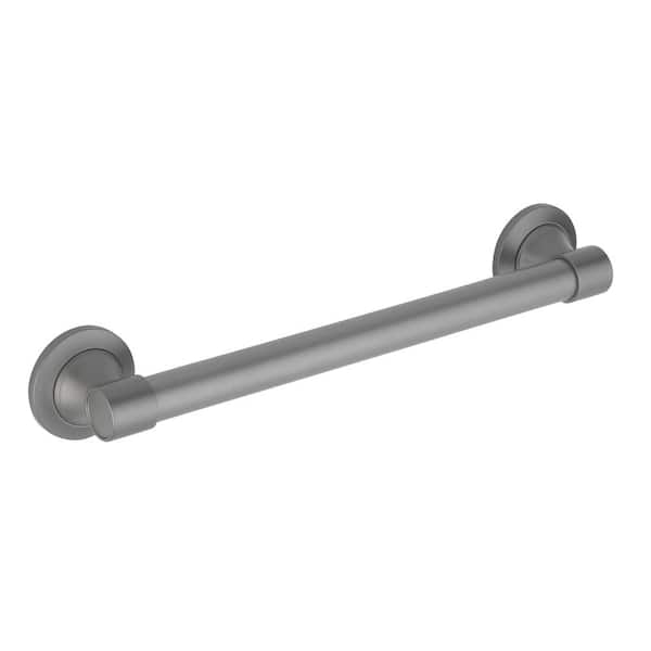 Glacier Bay 16 in. Transitional Style Grab Bar in Gun Metal